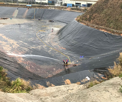 环翠废水池清理