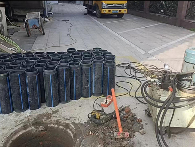 环翠PE置换管厂家 DN315置换管 非开挖管短管置换